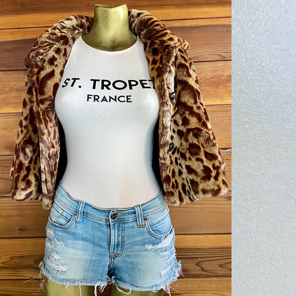 L.A. Hearts Chic ST. TROPEZ France BODYSUIT With Cutout Back Size Small - Picture 3 of 16